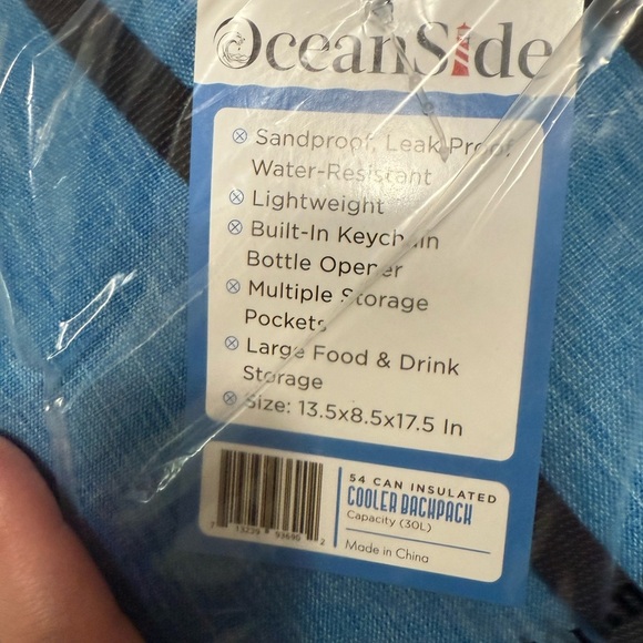 Oceanside 54 CAN INSULATED COOLER Backpack-NEW - Picture 3 of 4